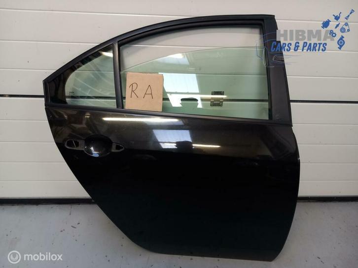 Nissan Primera III Portier Rechts Achter Zwart 2002 t/m 2009, Autos : Pièces & Accessoires, Carrosserie & Tôlerie, Porte, Nissan