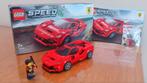 Lego Speed Champions Ferrari F8 - set volledig, Comme neuf, Lego, Enlèvement ou Envoi