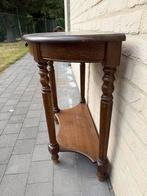 Mooi eiken muurtafeltje met schuif, Ophalen