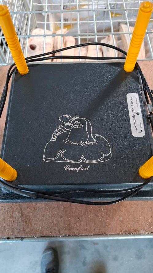 Warmteplaat 25x25, Dieren en Toebehoren, Pluimvee | Toebehoren, Zo goed als nieuw, Ophalen