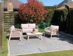 Loungeset zo goed als nieuw., Tuin en Terras, Ophalen, 4 zitplaatsen, Loungeset, Bank