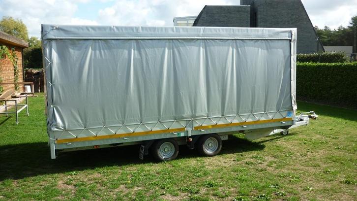 aanhangwagen Eduard 3 ton met huif, Auto diversen, Aanhangers en Bagagewagens, Zo goed als nieuw, Ophalen