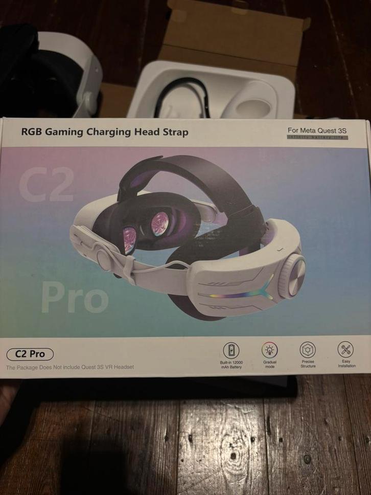 META QUEST 3S 256GB + BATTERY HEADSTRAP met FACTUUR, Games en Spelcomputers, Virtual Reality, Camera, Ophalen