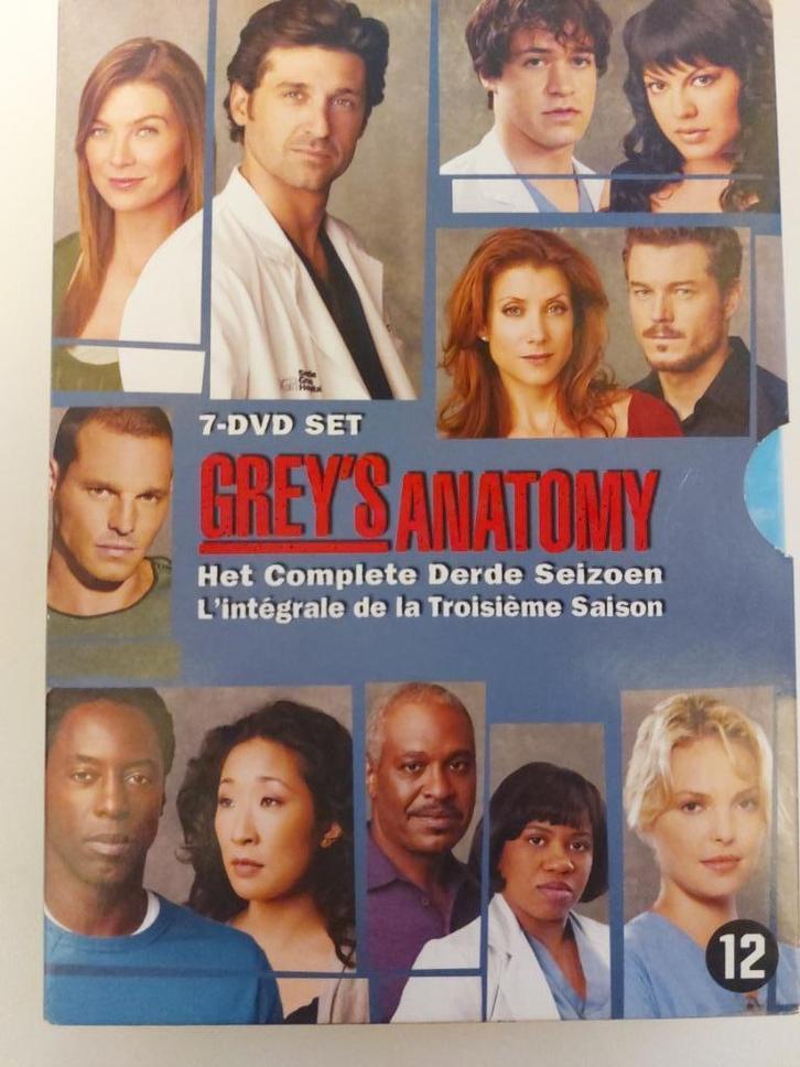 Grey's Anatomy, compleet seizoen 3, set van 7 dvd's, Cd's en Dvd's, Dvd's | Tv en Series, Nieuw in verpakking, Overige genres