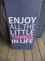 canvas kader met opschrift, Ophalen of Verzenden