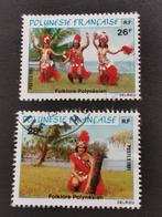 Polynesie française 1981 -  folklore - dansers, trommelaar, Ophalen of Verzenden, Gestempeld