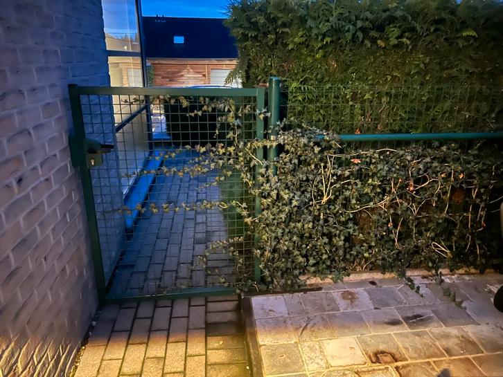 Bekaert poortje met paal – goede staat, Jardin & Terrasse, Terrasses, Comme neuf, Enlèvement