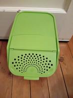 Tupperware aardappelbak, Ophalen