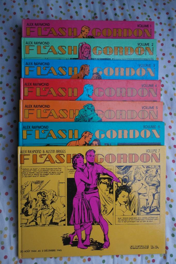 FLASH GORDON (SLATKINE) tomes 1 à 7 (EO tbe), Boeken, Stripverhalen, Gelezen, Complete serie of reeks, Ophalen of Verzenden