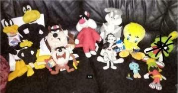 15 knuffels Looney Tunes, Warner Bros, 2-5€/st 35€/lot