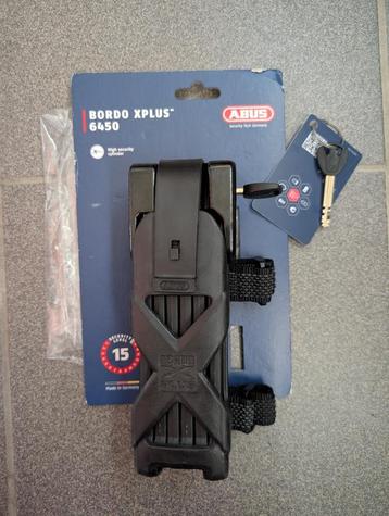 Fietsslot Abus Bordo Granit X Plus 6450 - nieuw beschikbaar voor biedingen