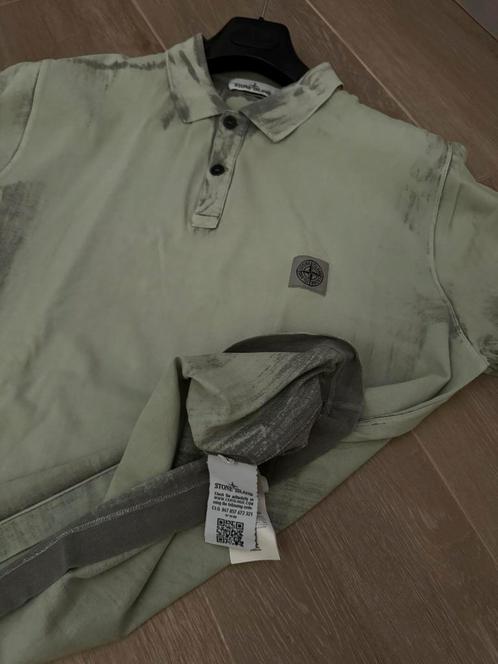 Mooie unieke originele Stone Island camouflage polo in XXL, Kleding | Heren, Polo's, Zo goed als nieuw, Overige maten, Overige kleuren
