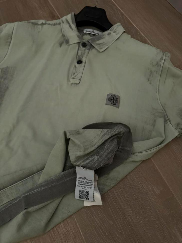 Mooie unieke originele Stone Island camouflage polo in XXL, Kleding | Heren, Polo's, Zo goed als nieuw, Overige maten, Overige kleuren