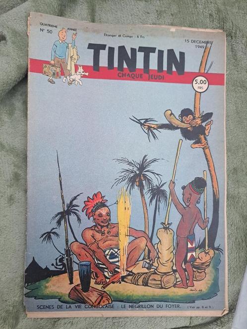 Fascicule du journal TINTIN N 50 4è année 15 décembre 1949, Livres, BD, Utilisé, Une BD, Enlèvement ou Envoi