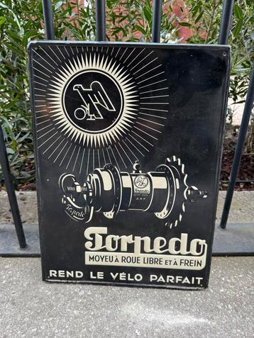 Torpedo fietsen oud reclamebord 1937 beschikbaar voor biedingen
