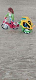 Playmobil fiets met fietskar, Enfants & Bébés, Jouets | Playmobil, Enlèvement, Utilisé