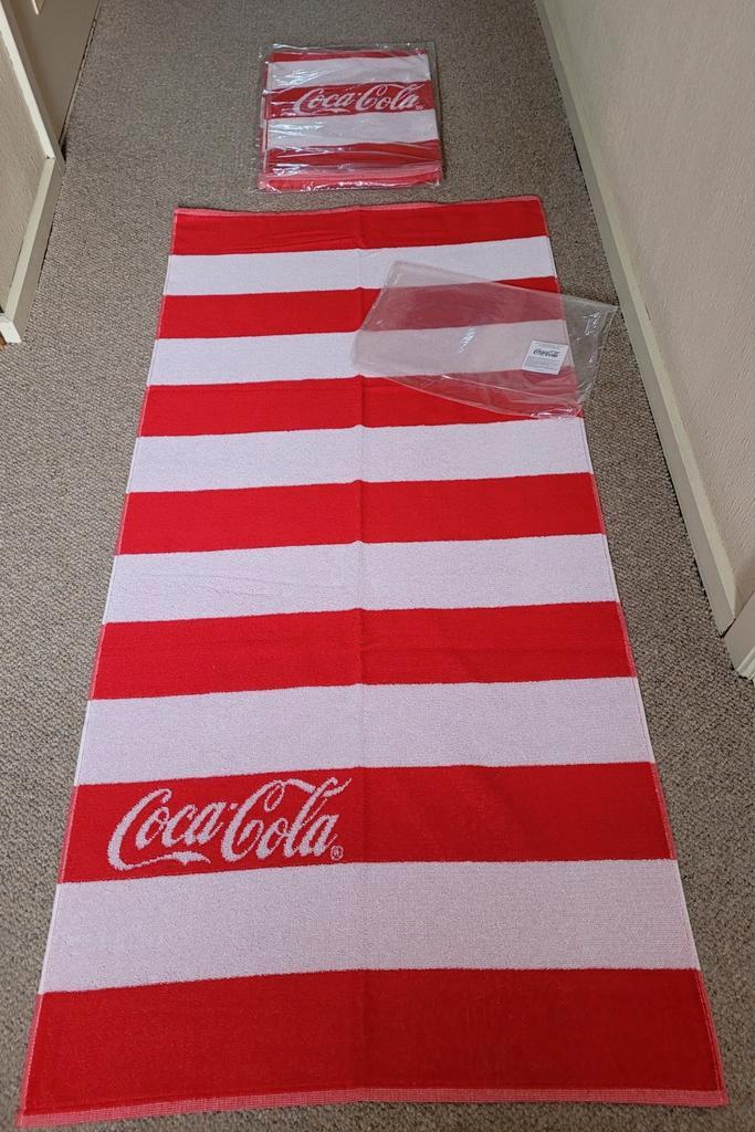 Grote Coca-cola strandhanddoek...Nieuw, Verzamelen, Merken en Reclamevoorwerpen, Zo goed als nieuw, Verpakking, Ophalen of Verzenden
