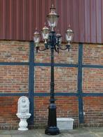 Eenmalig: Lantaarnpaal XXL - 380 cm - Zwart met Koper, Ophalen of Verzenden, Nieuw