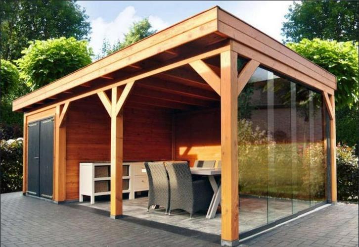 Douglas hout, Tuin en Terras, Overkappingen, Nieuw, Overige typen, Ophalen