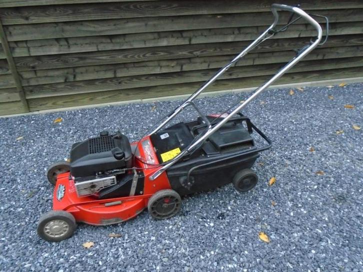 Grasmachine Rover Turbo, Tuin en Terras, Grasmaaiers, Gebruikt, Benzine-grasmaaier, 50 cm of meer, Cirkelmaaier, Opvangbak, Ophalen