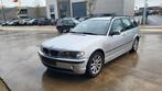 BMW 318D VAN 2004 MET 187.000KM EXPORT, Auto's, Achterwielaandrijving, Zwart, 4 cilinders, Leder en Stof