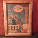 Reclamebord hout Champagne Jacquart, Enlèvement ou Envoi, Panneau publicitaire