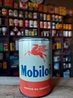 Mobiloil olieblik 1940-1950, Verzamelen, Blikken, Ophalen