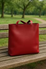Rode Vintage handas, Handtassen en Accessoires, Tassen | Damestassen, Ophalen of Verzenden, Nieuw, Rood, Handtas