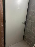 Voordeur (wit), Enlèvement, 80 à 100 cm, Bois, 200 à 215 cm