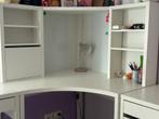 Bureau d’angle blanc IKEA - impeccable, Ophalen, Zo goed als nieuw, Bureau