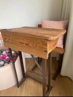 Vintage lessenaar hout/metaal, Ophalen, Gebruikt, Bureau