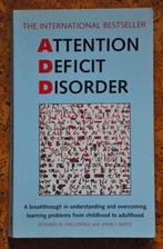 book Attention Deficit Disorder ADD childhood and adult, Boeken, Psychologie, Gelezen, Ophalen of Verzenden, Klinische psychologie