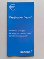 Brochure du livre Sabena Destination Euro (version anglaise), Enlèvement ou Envoi, Neuf