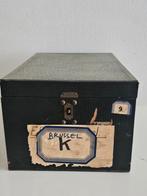 antiek kartonnen opbergdoos archiefdoos, Ophalen of Verzenden