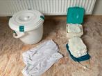 Luieremmer Totsbots en Cheeky Wipes met toebehoren, Ophalen, Zo goed als nieuw, Luieremmer