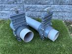 2x valterra schuifkraan 110mm RVS schuif, Ophalen of Verzenden, Zo goed als nieuw, Overige typen