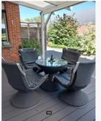 Zeer mooi hip loungesetje 4 personen, Tuin en Terras, Ophalen, 4 zitplaatsen, Zo goed als nieuw, Loungeset