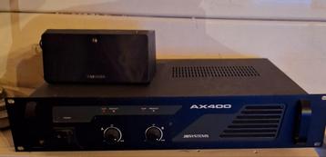 JB systems AX 400 versterker en Samsung Bluetooth ontvanger  beschikbaar voor biedingen