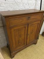 Armoire « bonheur du jour » bois foncé ., Ophalen, Gebruikt, Plutôt ancien sinon sobre, 50 tot 100 cm