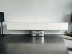 Zwevend TV meubel in wit gelakte MDF., Huis en Inrichting, Kasten |Televisiemeubels, Minder dan 100 cm, 25 tot 50 cm, 200 cm of meer