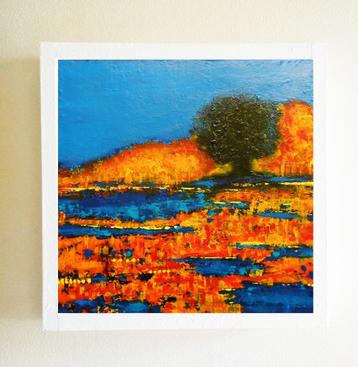 "Landschap" Schilderij   beschikbaar voor biedingen