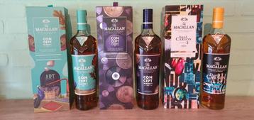 Coffret Macallan Concept de 1, 2 et 3 whiskys
