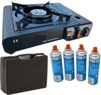 Camping gasfornuis met 4 gaspatronen | Nieuw