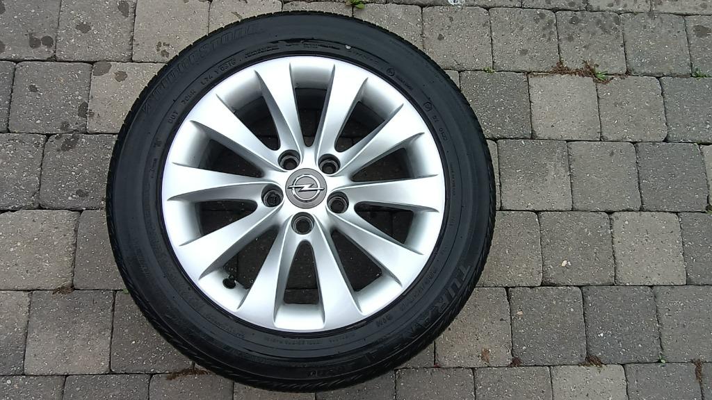4 jantes en alliage d'origine Opel Meriva B, Autos : Pièces & Accessoires, Pneus & Jantes, Jante(s), Pneus été, 16 pouces, 205 mm