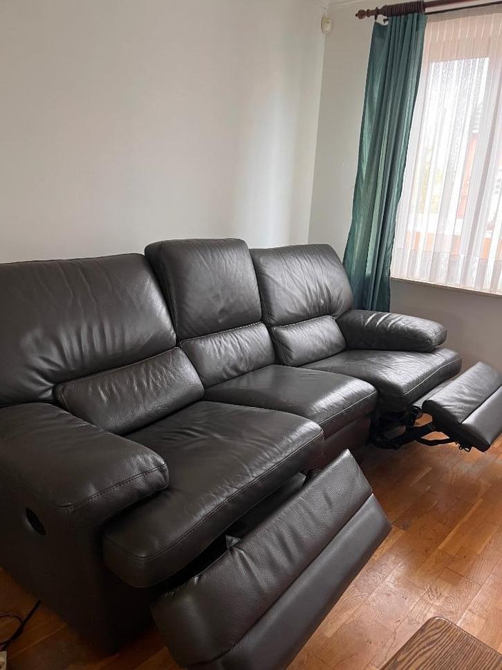 Max Divani leren zetels (hand made), Huis en Inrichting, Zetels | Zetels, Gebruikt, Vierpersoons of meer, Leer, Ophalen