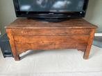 Houten televisiemeubel, Ophalen, Gebruikt, 100 tot 150 cm, Eikenhout