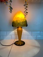 Lampe champignon Art de France en pâte de verre, Utilisé, Moins de 50 cm, Verre