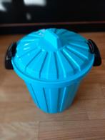 BLAUW VUILBAKJE MET DUBBELE SLUITING, Ophalen of Verzenden, Zo goed als nieuw