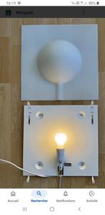 appliques murales vintage, Ophalen, Gebruikt, Glas, Vintage minimaliste