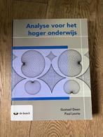 Analyse voor het hoger onderwijs (wiskunde), Boeken, Ophalen of Verzenden, Gelezen, Hoger Onderwijs